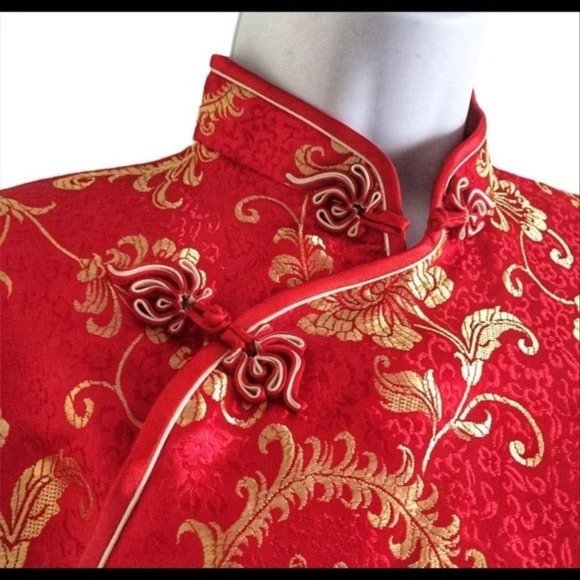 Vintage GOLDEN DRAGON Traditional Cheongsam Dress - Picture 5 of 9